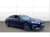 Used Audi A5 S-Line 200 HP (147 kW) 2023 Blue Coupe