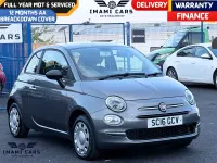 Used Fiat 500 Pop 69 HP (50 kW) 2016 Grey Hatchback