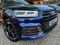 Used Audi Q5 Black Edition 245 HP (180 kW) 2020 Blue SUV