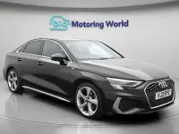 Used Audi A3 S-Line 110 HP (80 kW) 2021 Black Sedan