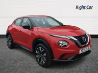 Used Nissan Juke Acenta 114 HP (83 kW) 2021 Red SUV