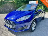 Used Ford Fiesta Zetec 2017 Blue Hatchback