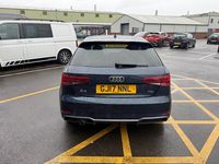 Used Audi A3 S-Line 110 HP (80 kW) 2017 Blue Hatchback