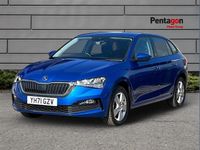 Used Skoda Scala SE 108 HP (79 kW) 2021 Blue Hatchback