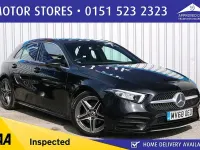 Used Mercedes A180 AMG line 116 HP (85 kW) 2018 Black Hatchback