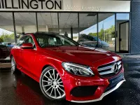Used Mercedes C220 AMG Line Premium Plus 2016 Red Sedan