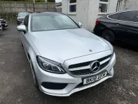 Used Mercedes C220 AMG line 2018 Silver Coupe