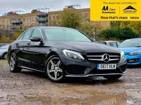 Używany Mercedes C220 AMG line 170 KM (125 kW) 2017 Czarny Sedan/Limuzyna