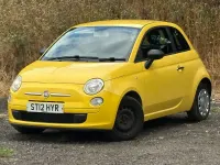Used Fiat 500 Pop 69 HP (50 kW) 2012 Yellow Hatchback