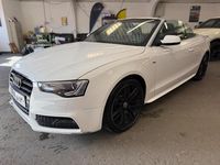 Used Audi A5 Cabriolet S-Line 2014 White Cabriolet