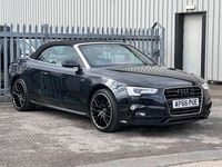 Used Audi A5 Cabriolet S-Line 190 HP (139 kW) 2016 Black Cabriolet