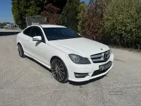 Begagnad Mercedes C220 AMG 2013 Vit Sportkupé