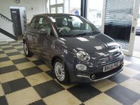 Usado Fiat 500 Lounge 85 HP (62 kW) 2018 Cinzento Citadino