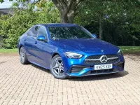 Used Mercedes C200 AMG line 204 HP (150 kW) 2025 Blue Sedan