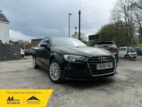 Used Audi A3 Sportback Advanced 150 HP (110 kW) 2018 Black Hatchback