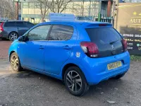Used Peugeot 108 Allure 82 HP (60 kW) 2015 Blue Hatchback