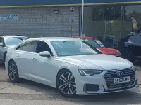Used Audi A6 S-Line 286 HP (210 kW) 2019 White Sedan
