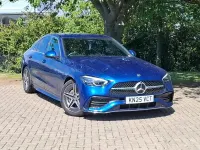 Used Mercedes C200 AMG line 204 HP (150 kW) 2025 Blue Sedan