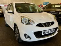 Used Nissan Micra N-TEC 80 HP (58 kW) 2016 White Hatchback