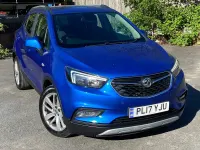 Used Vauxhall Mokka X Design Edition 140 HP (102 kW) 2017 Blue SUV