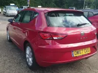 Used Seat Leon Ecomotive 115 HP (84 kW) 2018 Red Hatchback