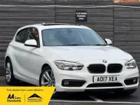 Used BMW 120 Sport Line 2017 White Hatchback