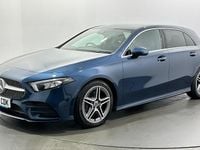 Used Mercedes A220 AMG line 190 HP (139 kW) 2019 Blue Hatchback