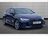 Used Audi A3 Black Edition 150 HP (110 kW) 2025 Navarra blue Hatchback