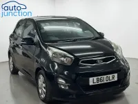 Used Kia Picanto 68 HP (50 kW) 2012 Black Hatchback