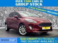 Used Ford Fiesta Titanium 125 HP (91 kW) 2021 Red Hatchback