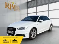 Used Audi A3 S-Line 184 HP (135 kW) 2014 White Hatchback