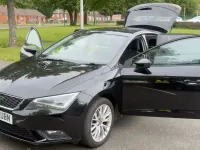 Used Seat Leon SE 110 HP (80 kW) 2015 Black Hatchback