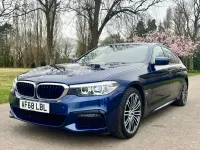 Begagnad BMW 530e M Sport 2018 Blå Sedan