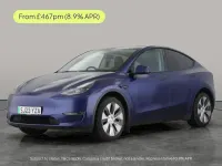 Used Tesla Model Y Long Range AWD 378 kW (514 HP) 2023 Blue SUV