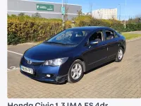 Begagnad Honda Civic ES 110 HK (80 kW) 2009 Blå Sedan