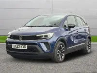 Used Vauxhall Crossland Design Edition 82 HP (60 kW) 2022 Blue SUV