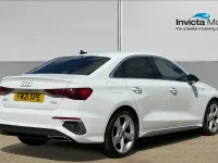 Used Audi A3 S-Line 110 HP (80 kW) 2021 White Sedan