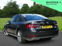 Used Skoda Superb SportLine 187 HP (137 kW) 2018 Black Hatchback