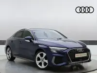Used Audi A3 S-Line 110 HP (80 kW) 2022 Blue Sedan