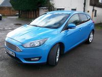 Used Ford Focus Zetec 2017 Blue Hatchback
