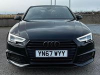 Used Audi A4 Black Edition 150 HP (110 kW) 2017 Black Sedan