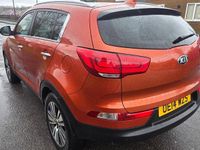 Used Kia Sportage 115 HP (84 kW) 2014 Orange SUV