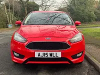 Used Ford Focus Zetec 125 HP (91 kW) 2015 Red Hatchback