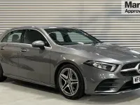 Used Mercedes A200 AMG line 163 HP (119 kW) 2018 Grey Hatchback
