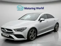 Used Mercedes CLA200 AMG line 163 HP (119 kW) 2021 Silver Coupe