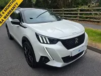 Used Peugeot e-2008 GT-line 100 kW (136 HP) 2021 White SUV