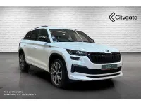 Used Skoda Kodiaq SportLine 140 HP (102 kW) 2022 Moon white metallic SUV