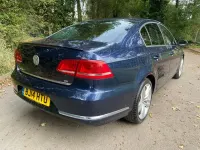 Used VW Passat R-line 105 HP (77 kW) 2014 Blue Sedan