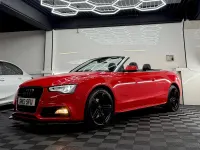 Used Audi A5 Cabriolet S-Line 177 HP (130 kW) 2013 Red Cabriolet