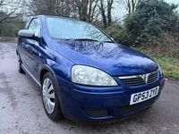 Used Vauxhall Corsa Design Edition 2004 Blue Hatchback